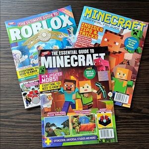 Minecraft and Roblox Kids Toy Guide Set